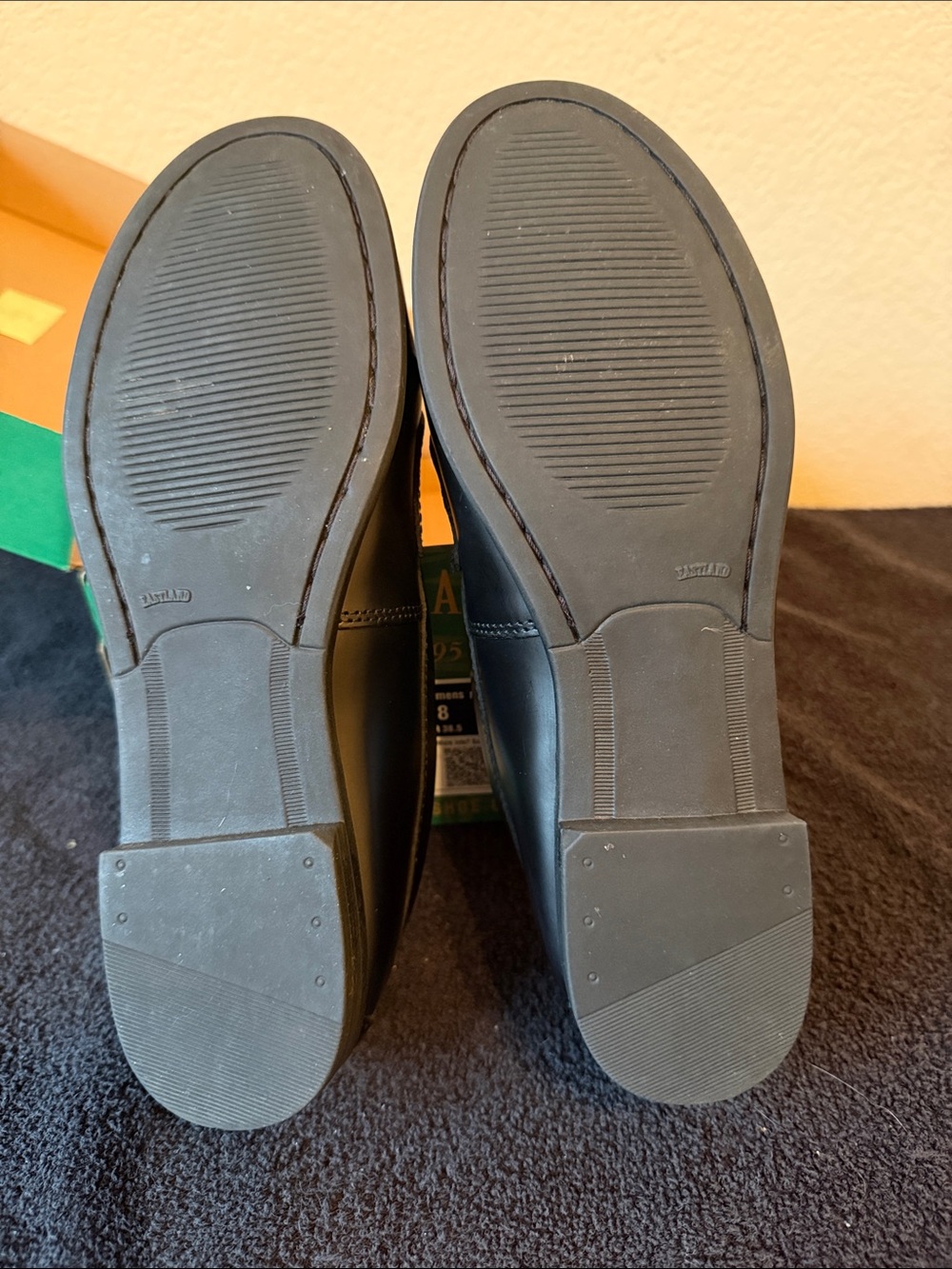 Women’s Eastland Black Leather Penny Loafers - Picture 4 of 8
